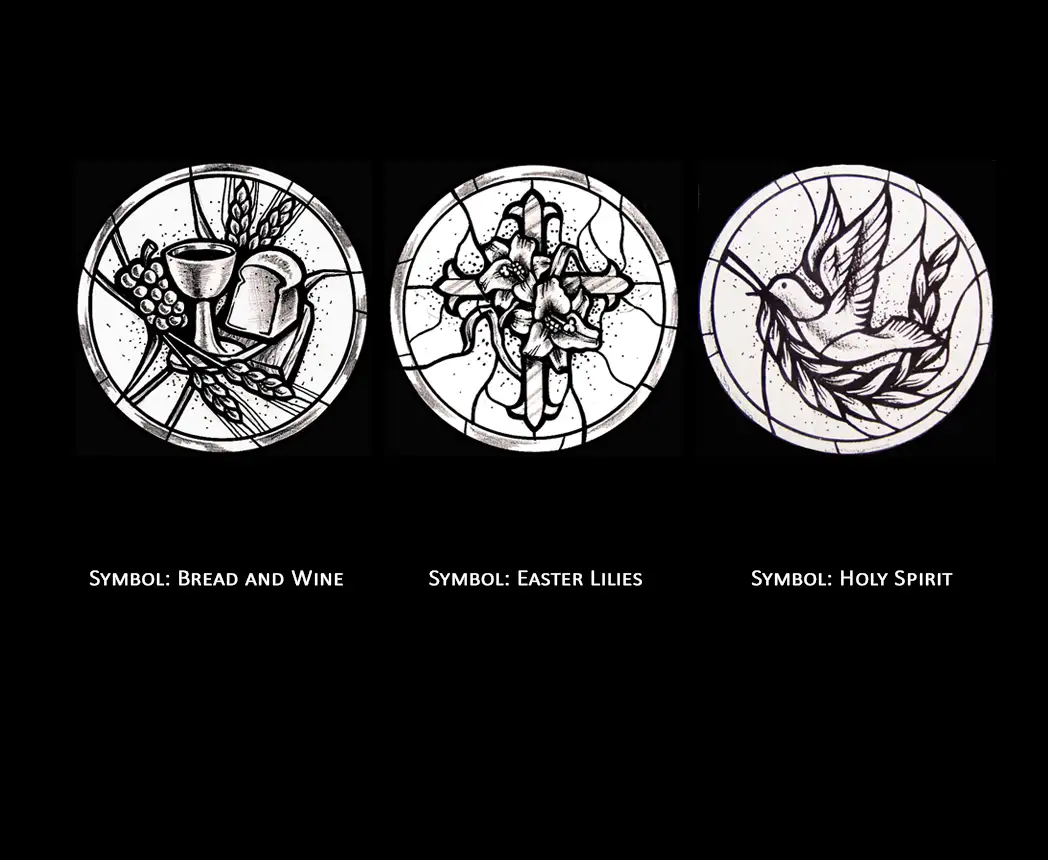 sample of symbols for stained glass